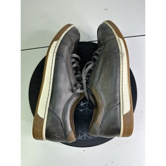 Cole Haan Shoes Mens 9.5 M Vartan Sneakers Gray Leather Lace Up Low Top C21802 - Picture 6 of 8